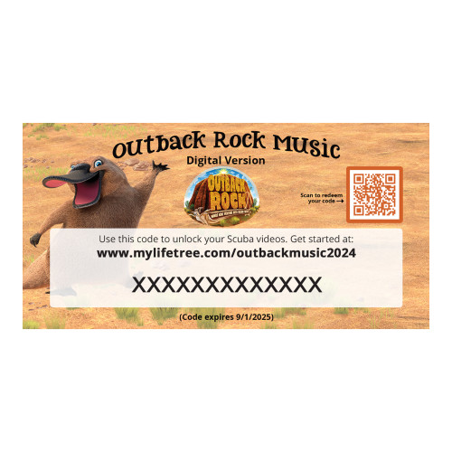 Outback Rock VBS Music Video Take-Home Streaming Codes