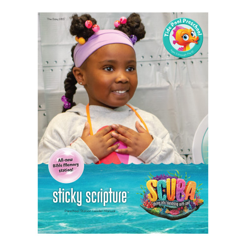 Scuba VBS Tide Pool Preschool Sticky Scripture Leader Manual