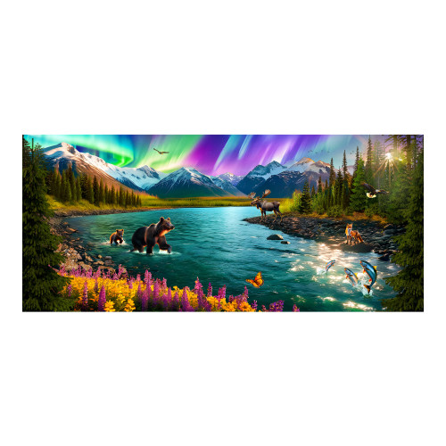 True North VBS Northern Wilderness Fabric Wall Hanging Group Publishing