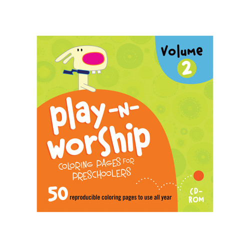 Play-n-Worship Coloring Pages for Preschoolers CD Volume 2 Group Publishing