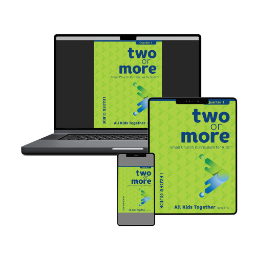 Two or More Small Church Curriculum - All Kids Together Leader Pack Digital Only - Quarter 1