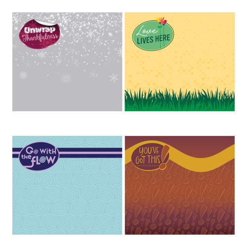 Team Family Year 2 Photo-Op Backdrop Set