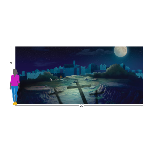 Team Family At the Cross Insta-Theme Fabric Backdrop