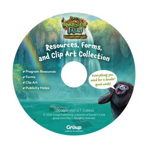 Rainforest Falls VBS Resources, Forms, and Clip Art Collection (DVD ...