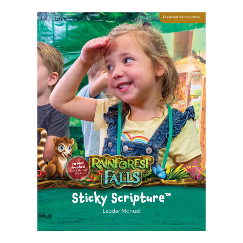Rainforest Falls VBS Preschool Sticky Scripture™ Leader Manual Group Publishing