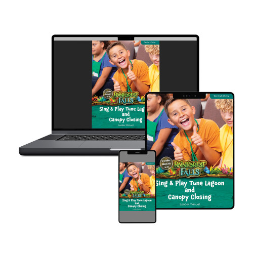 Rainforest Falls VBS Sing & Play Tune Lagoon and Canopy Closing Leader Manual Download - PDF Group Publishing