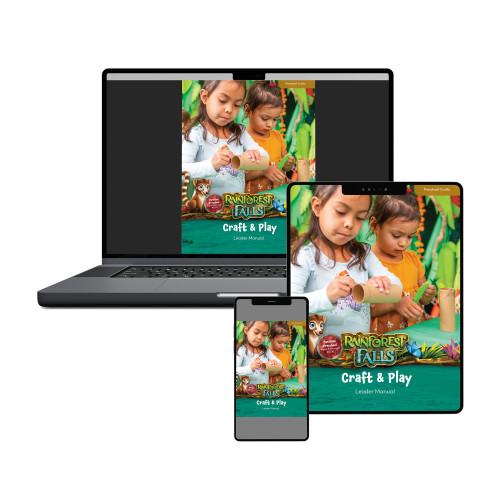 Rainforest Falls VBS Preschool Craft & Play Leader Manual Download - PDF Group Publishing