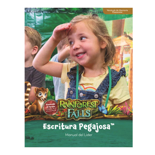 Rainforest Falls Preschool Sticky Scripture™ Spanish Leader Manual Download - PDF