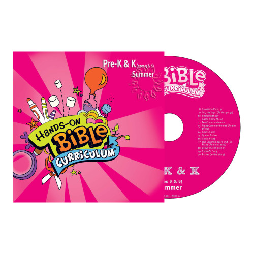 Hands-On Bible Curriculum Pre-K and K CD - Summer 2026