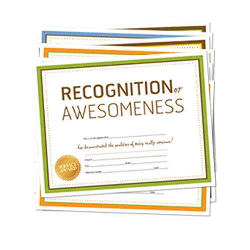 Appreciation Certificates (download) Group Publishing