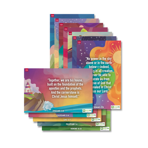 DIG IN, Foundations of Faith Bible Verse Poster Pack