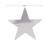 Galaxy VBS Jumbo Foil Silver Star 20 in.