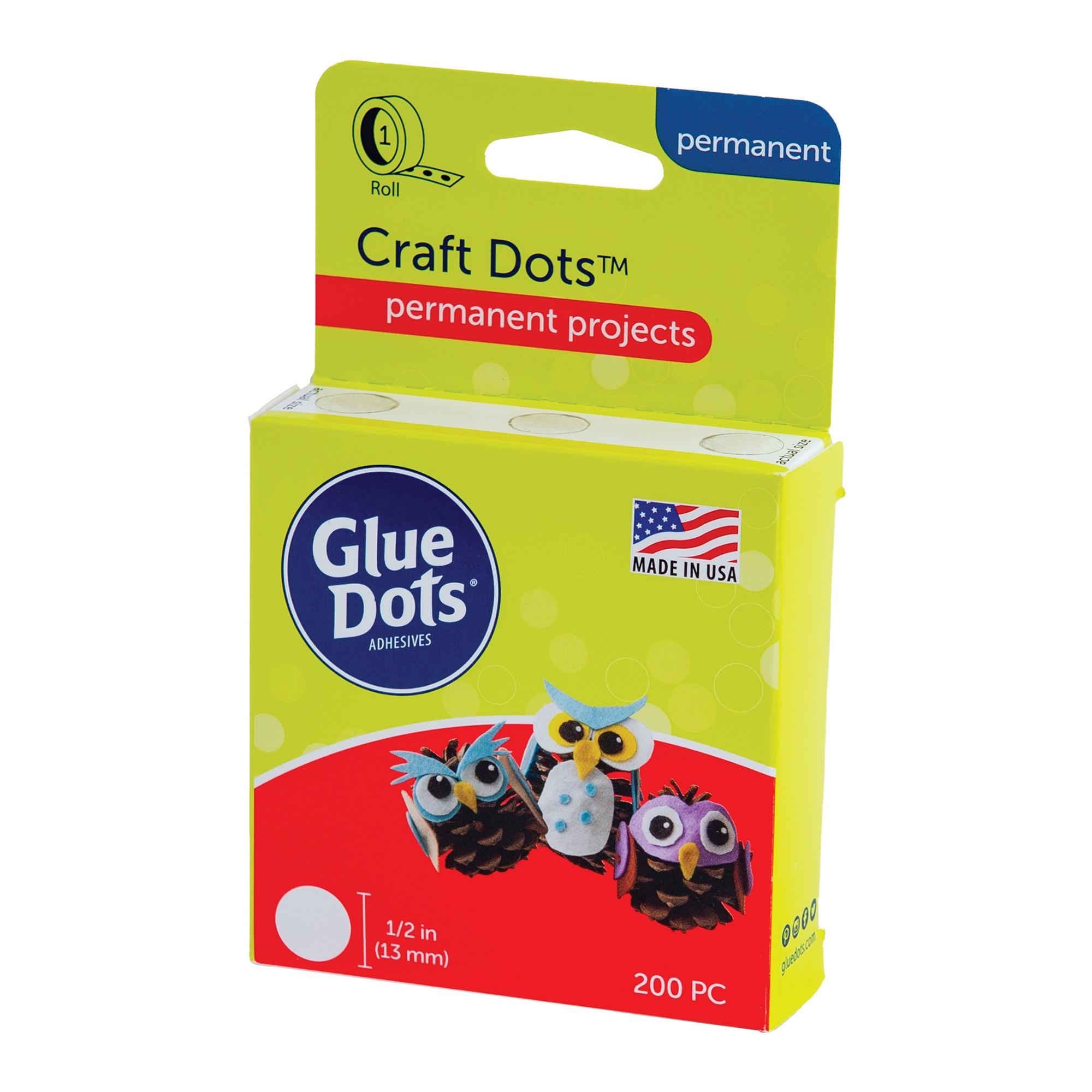 Glue Dots 1/2 in. (Pack of 200) - VBS