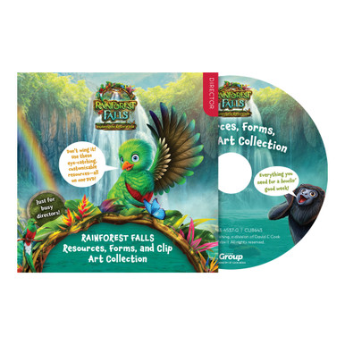Rainforest Falls VBS Resources, Forms, and Clip Art Collection (DVD ...