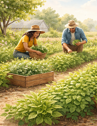 How did you grow my Herbs?