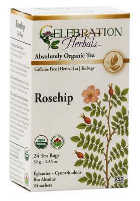 Rosehips (Dog Rose) Hips ~ 24 Teabags ~ Organic