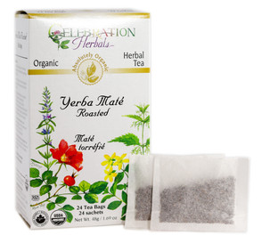 Yerba Mate Roasted ~ 24 Teabags ~ Organic