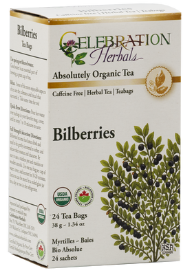 Bilberry Berries ~ 24 Teabags ~ Organic