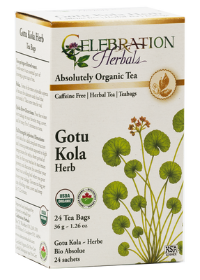 Gotu Kola Herb ~ 24 Teabags ~ Organic
