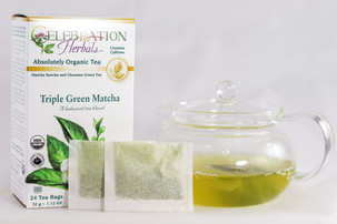 Tea Matcha Triple Green Blend Blend ~ 24 Teabags ~ Organic