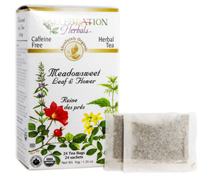 Meadowsweet Herb ~ 24 Teabags ~ Organic