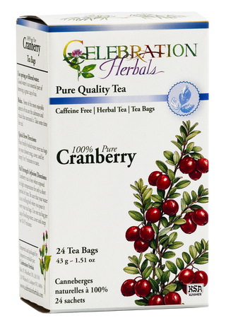 Cranberry ~ 24 Teabags ~ Pure Quality