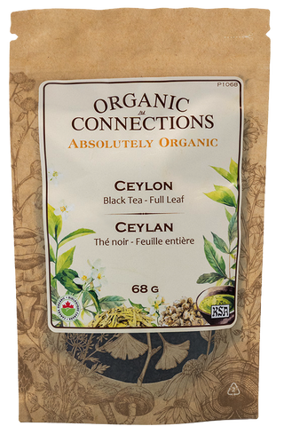 Tea Black Ceylon Full Leaf ~ Retail Pack Bulk ~ Organic ~ 68 g
