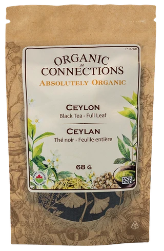 Ceylon Black Tea Full Leaf ~ Retail Pack Bulk ~ Organic ~ 68g