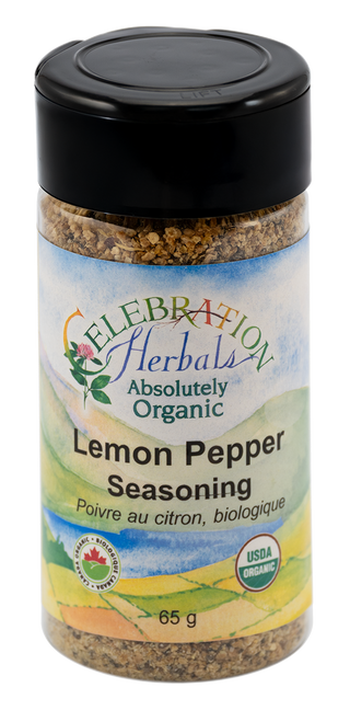 Lemon Pepper Blend ~ Botted Spice Blend ~ Organic ~ 65 g