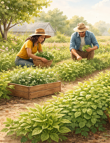 How did you grow my Herbs?