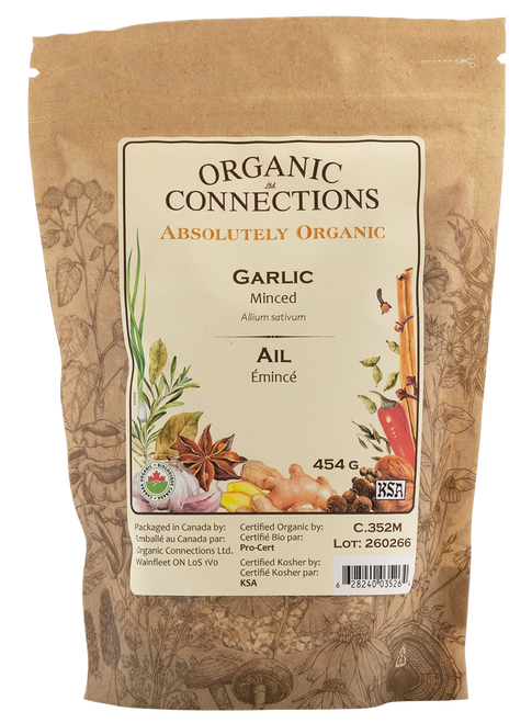 Garlic Minced ~ Bulk ~ Organic ~ 454g