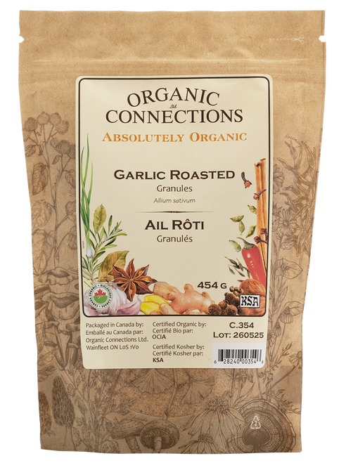 Garlic Roasted Granules ~ Bulk ~ Organic ~ 454g