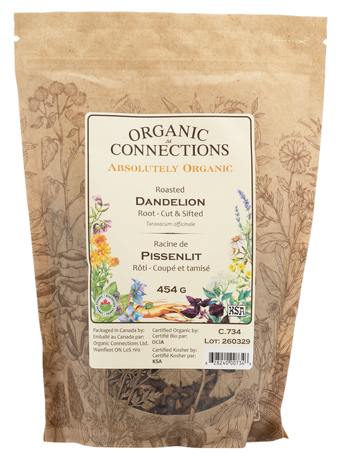 Roasted Dandelion Root Cut & Sifted ~ Bulk ~ Organic ~ 454g