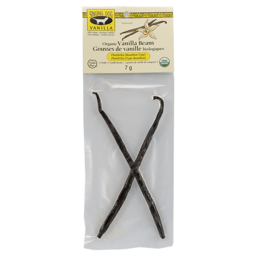 Vanilla Beans Indonesian ~ Whole ~ Organic ~ 2 ct