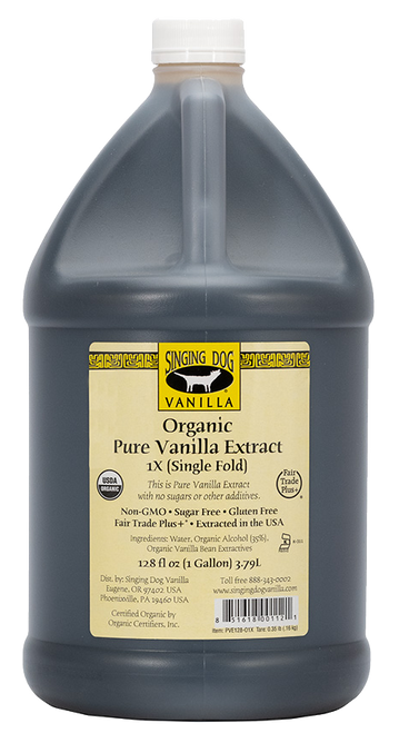 Vanilla Extract ~ Organic ~ 1 GAL