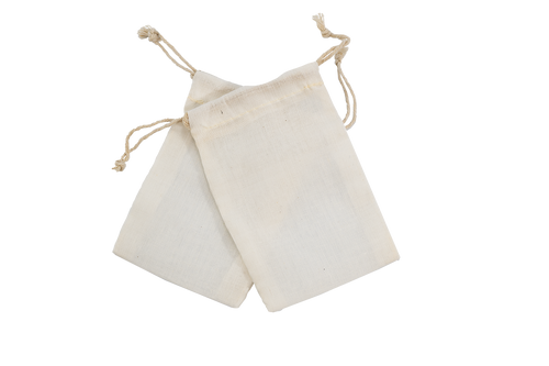 Cotton Drawstring Bags 3x5 inch  (500 ct) ~ 500 CT