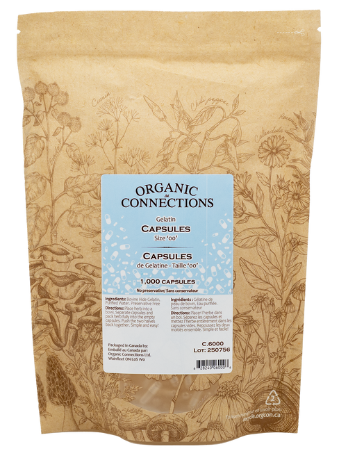 OCBULK - Capsules Gelatin 00 Clear 1000CT