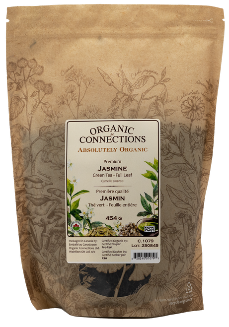 Tea Green Jasmine Full Leaf ~ Bulk ~ Organic ~ 1 LB