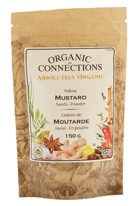 Yellow Mustard Seed Powder ~ Retail Pack Bulk ~ Organic ~ 150g
