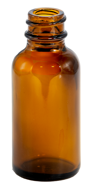 Boston Round Bottle Amber 0.5 oz ~ 6 ct