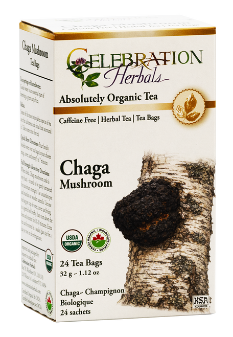 Chaga Mushrooms ~ 24 Teabags ~ Organic