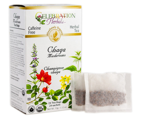 Mushrooms Chaga ~ 24 Teabags ~ Organic