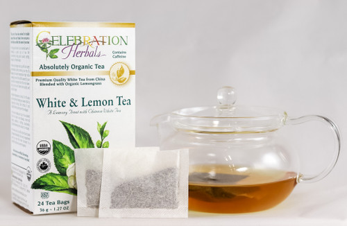 Tea White & Lemon Blend ~ 24 Teabags ~ Organic