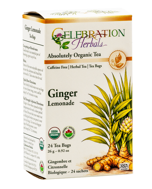 Ginger Lemonade Tea Blend ~ 24 Teabags ~ Organic