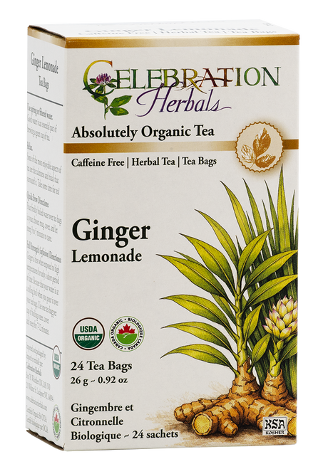 Ginger Lemonade Tea Blend ~ 24 Teabags ~ Organic