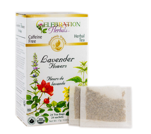 Lavender (English) Flower ~ 24 Teabags ~ Organic