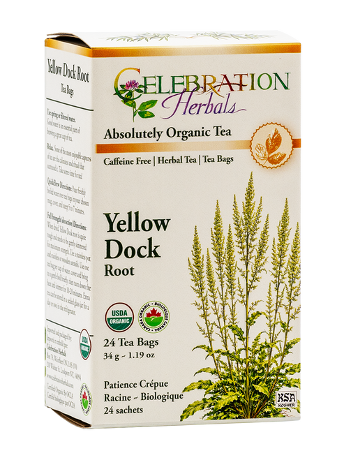 Yellowdock Root ~ 24 Teabags ~ Organic