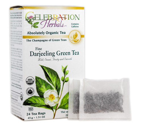 Tea Green Darjeeling ~ 24 Teabags ~ Organic