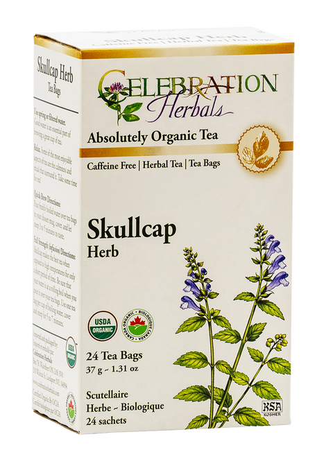 Skullcap Herb ~ 24 Teabags ~ Organic