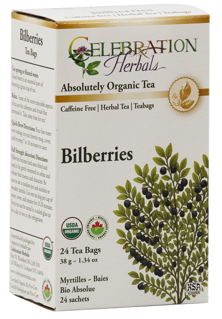 Bilberry Berries ~ 24 Teabags ~ Organic